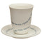 Kiddush Cup & Tray - Porcelain