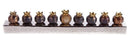 Emanuel Strip Menorah Pomegranites Copper