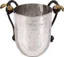 Washing Cup: Emnauel Hammered with Pomegranate Branches