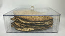 Matzah Box: Lucite - Square