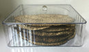 Matzah Box: Lucite - Square