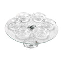 Seder Plate - Crystal With Legs