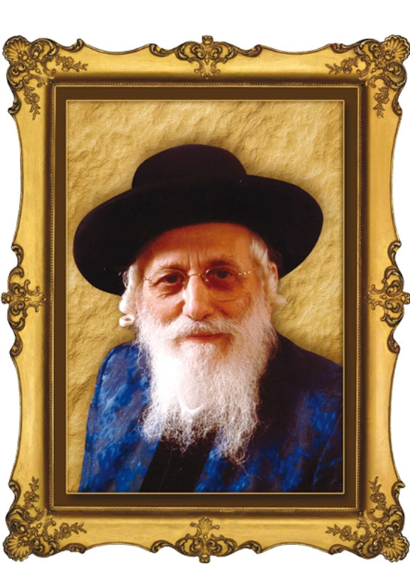 Frame Portrait: Wood - Bobover Rebbe Shlomo