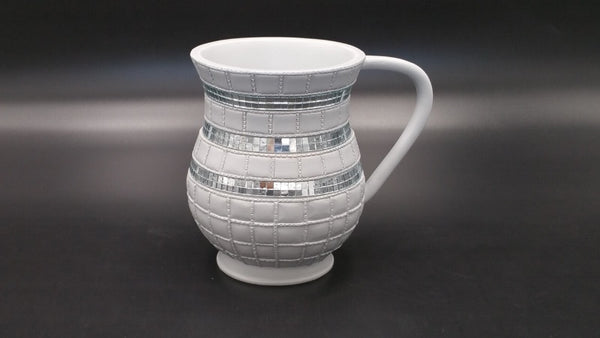 Wash Cup: Lucite Leather Design - Grey