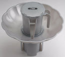 Portable Washing Station: Silver Round Flower Design