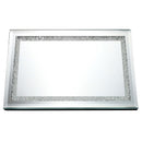 Candlestick Tray: Mirror With Broken Glass Border