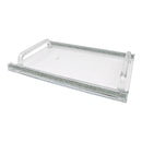 BT Shalom Collection: Crystal Glass Tray with Inner Stones