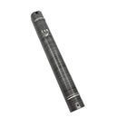 BT Shalom Collection: Plastic Mezuzah Black With Silver Shin - Waterproof (15cm)