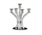 BT Shalom Collection: Crystal 5 Branch Candelabra with Inner Net Design
