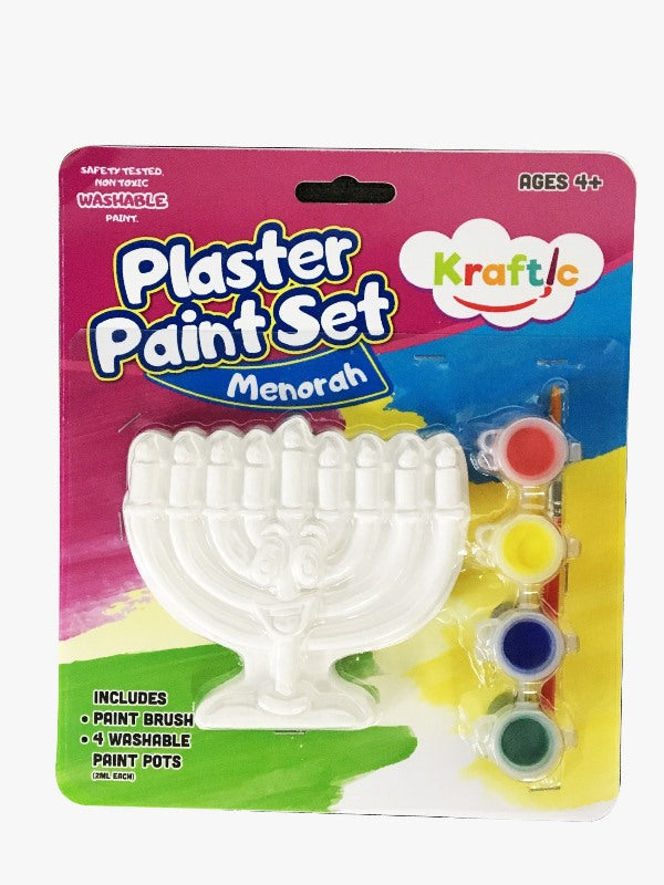 Plastic Paint Menorah