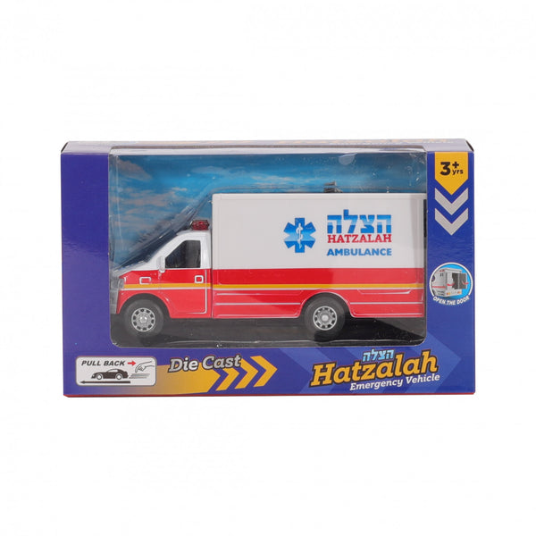 Hatzalah Emergency Vehicle - Pull Back
