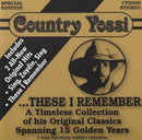 Country Yossi: These I Remember (CD)