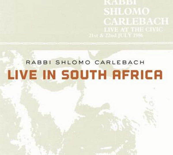 Shlomo Carlebach Live In South Africa (CD)