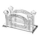 Napkin Holder: Crystal Silver Plated Jerusalem Design