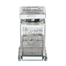 Besomim Holder: Crystal With Jerusalem Silver Design