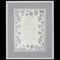 Home Blessing: Glitter Frame Pomegranate Design - Silver