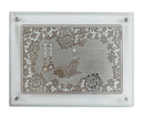 Challah Board: Lucite Shabbos Table Design - Silver