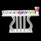 Chanukah Menorah: Crystal With Colored Tops & Stones