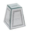 Tzedakah Box: Mirror And Shattered Glass Peices Triangle Design