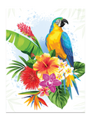 DIY Blue Parrot Rhinestone Sukkah Craft Kit