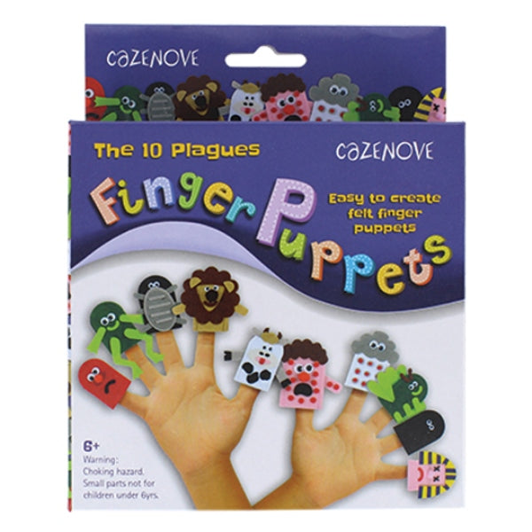 Create Your Own 10 Plagues Finger Puppets