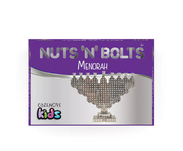 Chanukah: Nuts'N' Bolts Menorah
