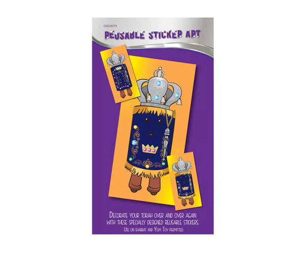 Reusable Sticker Art - Sefer Torah