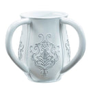 Wash Cup: Ceramic Vintage White