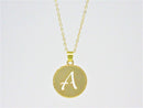 Circle Pendant English Letter