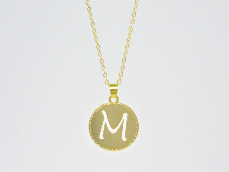 Circle Pendant English Letter