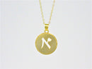 Circle Pendant Hebrew Letter