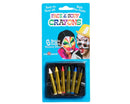 Face & Body Crayons: 6 Bright Colors Makeup Sticks - Medium Pack