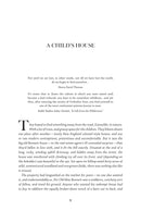 An Audience of One and Other Stories