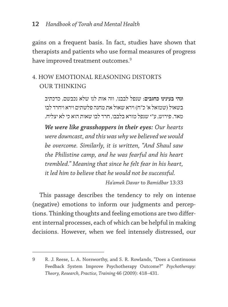 Handbook of Torah And Mental Health