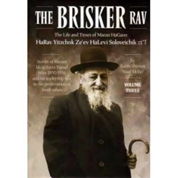 The Brisker Rav, Volume 3