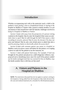 Halachos For The Hospital and Recovery