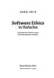 Software Ethics in Halacha