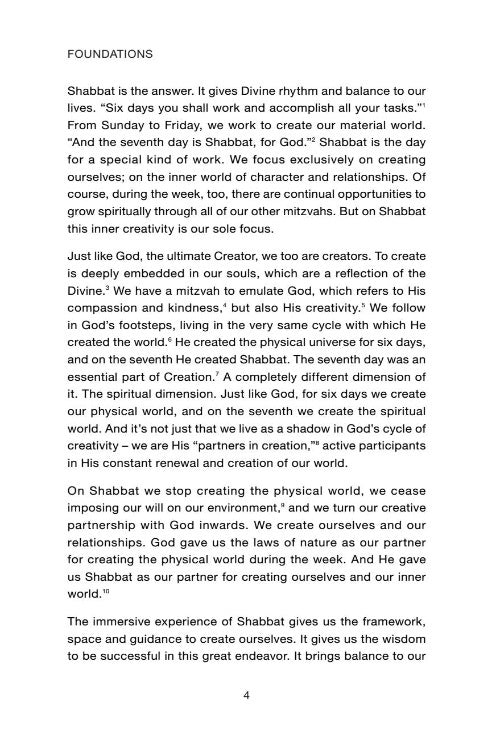 Shabbos: A Day to Create Yourself