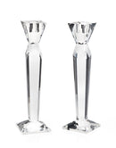 Candlestick Set: Crystal - Prism Design