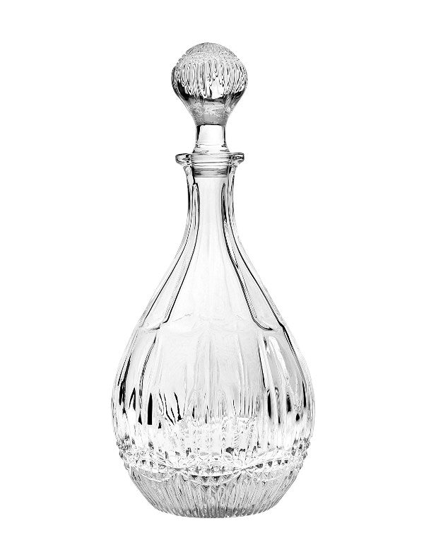 Wine/Whiskey Decanter: Crystal - Regency Design - 46 Oz