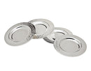 Kiddush Cup: Nickel Plated - Hammered Design