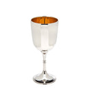 Kiddush Cup: Nickel Plated - Linear Design
