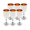 Mini Kiddush Cup Set: Silver Plated - 6 Shot Glasses
