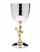 Kos Shel Eliyahu - Brass Leaf Stem Design