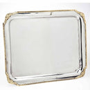 Candlestick Tray: Rectangle Gold Border