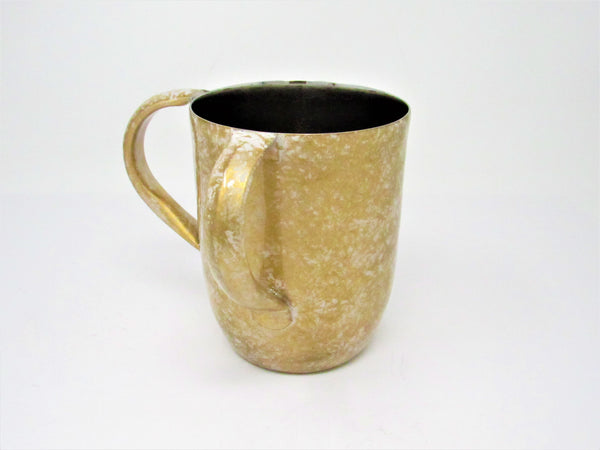 Wash Cup: Gold Swirl