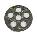Pesach Seder Plate - Black Marble Decal