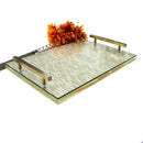 Waterdale Collection: Lucite Challah Board - Gold
