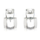 Waterdale Collection: Crystal Tea Light Holder - Cube