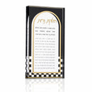 Waterdale Collection: Lucite Hadlakas Neiros Block - Onyx